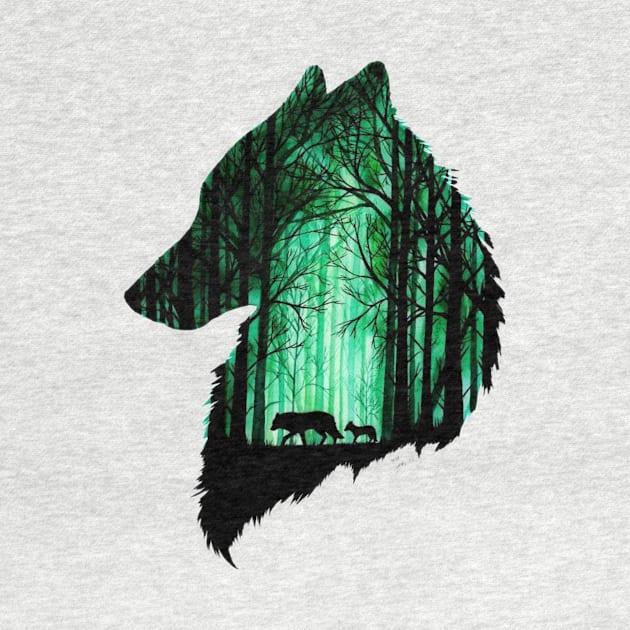 Wolf Animal T-shirts by t-shiit